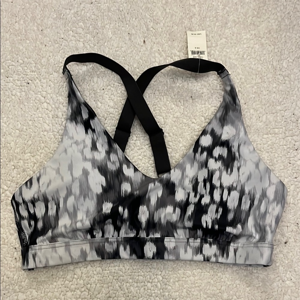 Aerie Black and Gray Bikini with Artistic Design